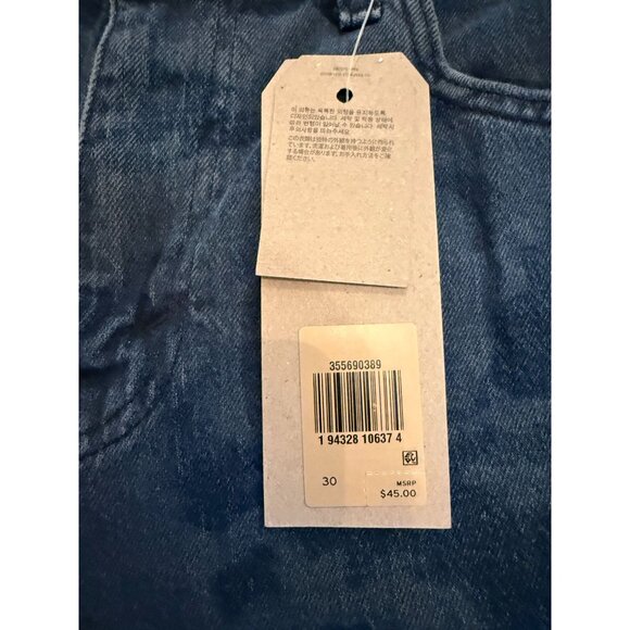 Levi’s 569 Loose Straight Denim Shorts | Stretch | Size 30 | Dark Wash | NWT - Picture 4 of 6